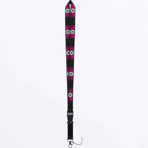 FXR Racing カナダ スノーモービル Lanyard ランヤード キーホルダー ブラック/ピンク Black/Razz ● スマートレター 新品未使用