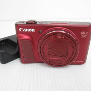 Canon PowerShot SX720 HS レッド コンパクトデジタルカメラ コンデジ 通電確認済み 60サイズ発送 p-3215718-190-mrrz