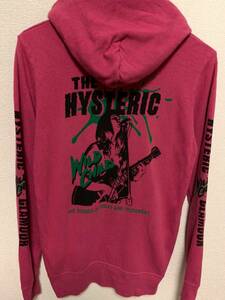 ★値下げ交渉あり★ヒステリックグラマー WILD CHILDギターガールパーカー★L1134★美品★バックプリント hysteric glamour