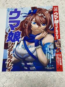 ウマ娘 シンデレラグレイ　11巻　雑誌付録　掛け替えカバー　久住太陽