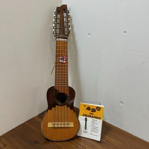 P004【佐川】【長期保管品】民族楽器 CHARANGO チャランゴ 10弦 説明書付き