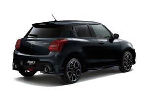 スズキ純正 スイフトスポーツ(SUZUKI SWIFT SPORT)【リヤアンダーガーニッシュ】【ZMV スーパーブラックバール】適合:【ZC33S】