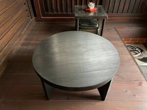 ハンドメイド 木製 ミニテーブル ちゃぶ台
