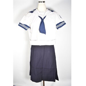 山梨英和高校 女子制服 夏服 上下セット [セーラー服][スカート][スカーフ][女子校][高等学校][栄和][ミッション系]