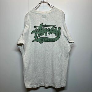 【L】1980s vintage stussy long sleeves world tribe big league 80年代 ステューシー ロンT 黒タグ ワールドトライブ ビッグリーグ F229