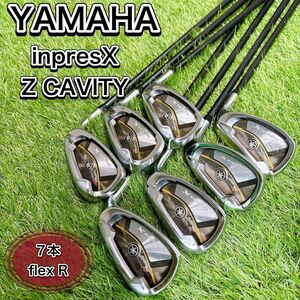 YAMAHA inpresX Z CAVITY メンズゴルフ アイアン7本セット