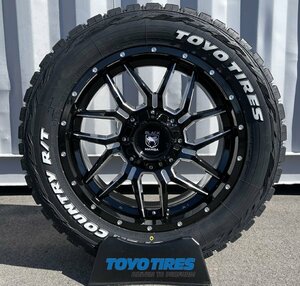 国内在庫 ランクル300 300系 Black Mamba BM7 20インチタイヤホイールセット TOYO OPEN COUNTRY RT 275/55R20 ホワイトレター LT