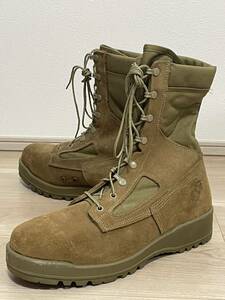 米軍放出品　中古美品　ＢＥＬＬＥＶＩＬＬＥ　ＵＳＭＣ　コンバットブーツ① １０.５Ｗ