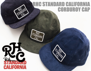 【PickUp掲載】美品 ロンハーマン RHC × STANDARD CALIFORNIA コーデュロイ キャップ F ネイビー RonHerman California