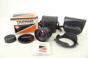 ▼ TAMRON タムロン SP レンズ PENTAXマウント ペンタックス 17mm 3.5 中古 現状品 241208R7796