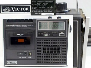 762/ジャンク品/ビクター(VICTOR)　ラジオカセッターRC－310　★ラジオカセット.ラジカセ