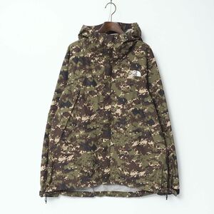 TH6229//*ザ ノースフェイス/THE NORTH FACE*NP61535/メンズXL/ノベルティドットショットジャケット/デジタルカモ/迷彩/マウンテンパーカー