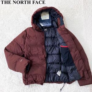 美品 希少 XL THE NORTH FACE ザノースフェイス BELAYER PARKA ビレイヤーパーカ wind stopper 極暖 軽量 大きいサイズ ボルドー メンズ