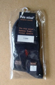 Pole mical ☆スポーツソックス★ 22～24㎝ 黒 ブラック 未開封品