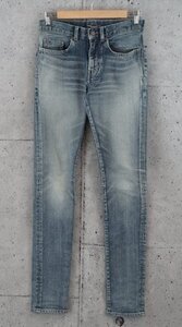 SAINT LAURENT PARIS サンローラン パリ 527389 YB477 WHISKERED SKINNY JEANS スキニー デニム パンツ ジーンズ サイズ27