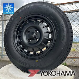 スタッドレス プロボックス ADバン YOKOHAMA ヨコハマ アイスガード IG91 165/80R14 14インチ タイヤホイールセット NOEL 4本セット