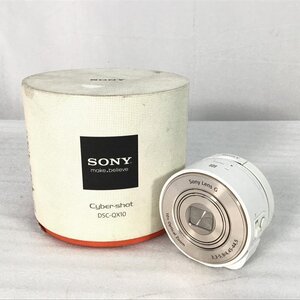 【中古品】 ソニー / SONY サイバーショット DSC-QX10 レンズ型デジタルカメラ 1820万画素 25mm～250mm F3.3～F5.9 10倍 105g 30018225