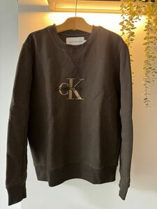 Calvin KLEIN jeans brown トレーナー　Mサイズ