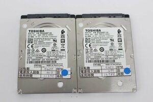 TOSHIBA MQ04ABF100 1TB 2.5 HDD SATA 動作品 2個セット☆