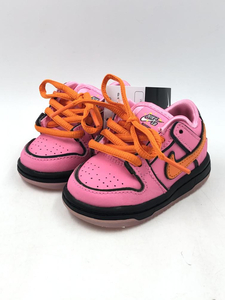 【中古】POWERPUFF GILS×NIKE SB DUNK LOW PRO QSTD Blossom FZ23352-600 size 10cm パワーパフガールズ×ナイキ[240024495573]