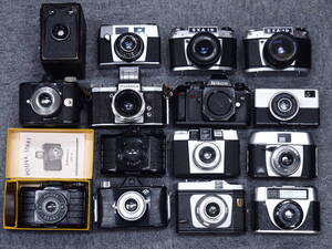 ヴィンテージカメラ 15台セット Praktica , Pentacon , Agfa , Exa ,DGA等々