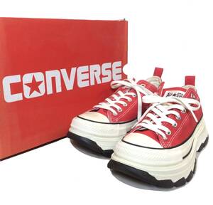 CONVERSE コンバース ALL STAR TREKWAVE OX トレックウエーブ スニーカー オールスター 赤 RED リアクト メンズ 27.5cm