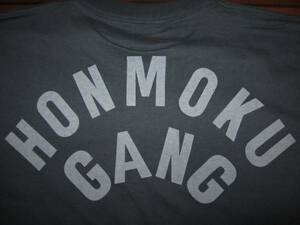 ベイシティ刑事 HONMOKU GANG 小池 リアル Tシャツ 紺 藤竜也 プロハンター 大追跡 横浜 ヨコハマ YOKOHAMA MY SOUL TOWN CITY 本牧 石黒成