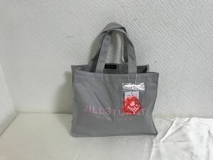 新品未使用本物ジルスチュアートJILLSTUARTキャンバスミニハンドトートボストンエコバッグビジネスバックグレーレディース旅行トラベル