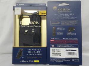 エレコム スマホケース iPhone 11 Pro ソフトレザーケース イタリアン(Coronet)　5.8inch　PM-A19BPLOILNV 4549550142403 ロイヤルネイビー