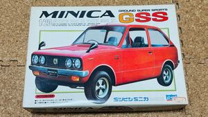 クラウンモデル MINICA GROUND SUPER SPORTS GSS 三菱ミニカ GSS 1/20プラモデル 長期保管品 未組立 モーター電池別売