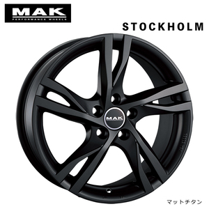 送料無料 マック STOCKHOLM (MT) 9J-20 +38.5 5H-108 (20インチ) 5H108 9J+38.5【1本単品 新品】