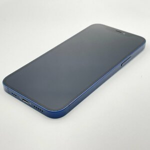 中古品 Apple アップル iPhone 12 128GB ブルー SIMロック解除済み SIMフリー