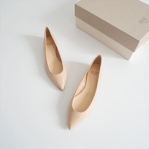 2021 / 未使用 / Francesco Russo フランチェスコ ルッソ / BALLET FLAT ポインテッドトゥフラットパンプス 36.5 / FR37001A / 2405-1111