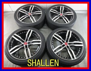 ■中古タイヤホイール■　SHALLEN XF-55 20インチ 8J +38 5H 114.3 YOKOHAMA AVIG ENVIGOR 245/40R20 99W 激安 送料無料 K251