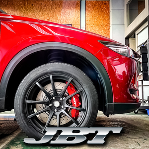 JBTブレーキキャリパー6POT（RS6P）+2ピース400mmスリット＆ドリルドローター：フロント：全11色：マツダ・MAZDA・CX-5・CX-8・CX-60