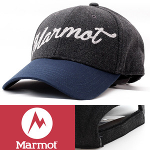 ローキャップ 帽子 マーモット Marmot Wool Cap ウール混 グレー AFS_889169502002 USA ブランド アウトドア