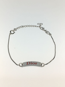 Christian Dior◆ロゴブレスレット/-/SLV/レディース