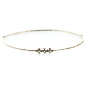 CHROME HEARTS クロムハーツ CH PLUS BUBBLEGUM BANGLE 3CHプラス バブルガムバングル ブレスレット シルバー