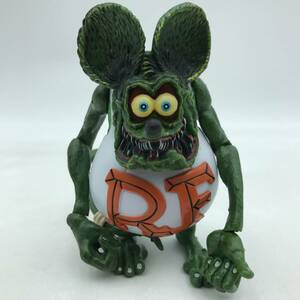 玩N59 フィギュア ◆ラットフィンク Rat Fink エド・ロス ED ROTH 【白】 アクションフィギュア 関節式 PVC◆