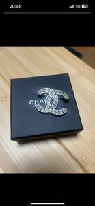 【#kk】【美品・限定品】CHANEL ブローチ シルバー アクセサリー シャネル ココマーク