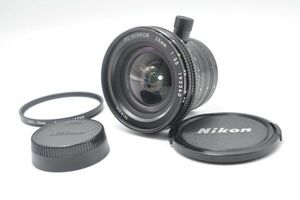 レンズフィルタ－付【新品級の極上美品/動作◎】Nikon　ニコン　PC Nikkor 28mm F3.5　Manual Focus Lens