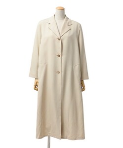 TI4052▼イタリア製▼マックスマーラ Max Mara*白タグ*ロングコート*サイズ40*着丈112cm*ベージュ系