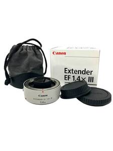 Canon EXTENDER EF1.4X Ⅲ エクステンダー EFマウント オートフォーカス キャノン ポーチ付//120607