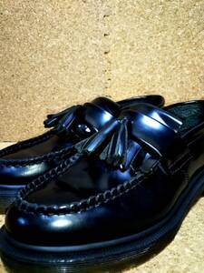 【Dr.MARTENS】ドクターマーチン エイドリアン タッセルローファー UK4 (23cm ) ADRIAN TASSEL LOAFER ブラック【良品】