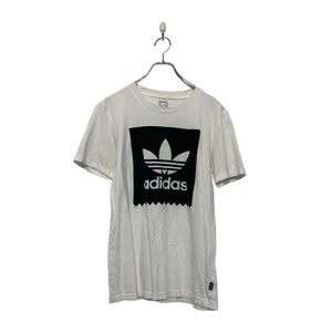 adidas 半袖 プリント Tシャツ アディダス S ホワイト クルーネック 古着卸 アメリカ仕入 a607-5742