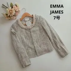 新品   EMMA  JAMES   ノーカラー   ジャケット