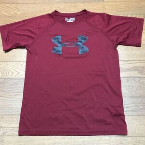 UNDER ARMOUR KID’S SHORT SLEEVE T-SHIRTS size-YMD(着丈53身幅40) 中古(美品) 送料無料 NCNR