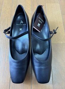 ★ワコール サクセスウォーク ベーシックパンプス 　ストラップ　24cmE 　3.5cmヒール　黒ブラック　24,200円　歩きやすい　疲れにくい