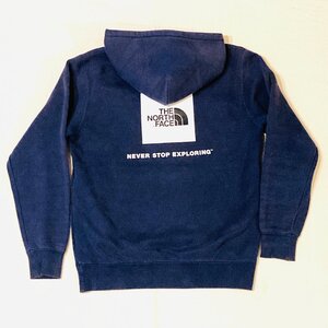 THENORTHFACE　ザノースフェイス　ロゴ プリント　パーカー/フーディー　ネイビー/紺　XS　ゴールドウイン製　NT61720A