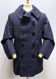 Warehouse (ウエアハウス) Lot 2205 U.S.NAVY 13STARS PEA COAT / 13スター デニムピーコート 未使用品 インディゴ size 38(M)